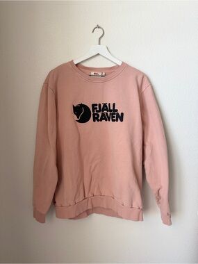 Fjallraven Pink Logo Crewneck Sweatshirt Men’s XL